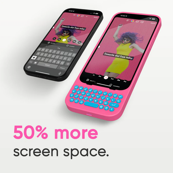 Clicks Keyboard for iPhone 15 Pro (London Sky)