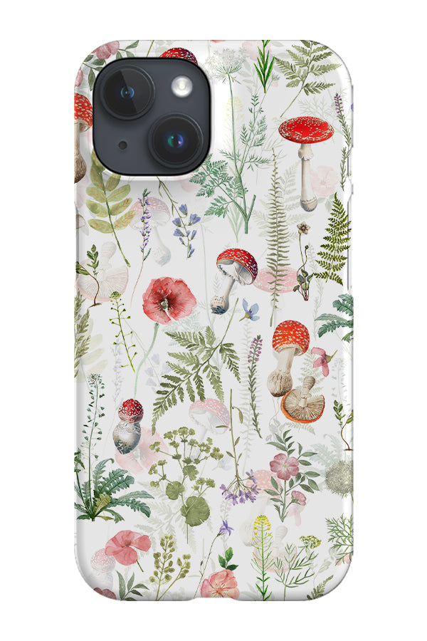 Midsummer Mushrooms By Uta Naumann Phone Case (White)