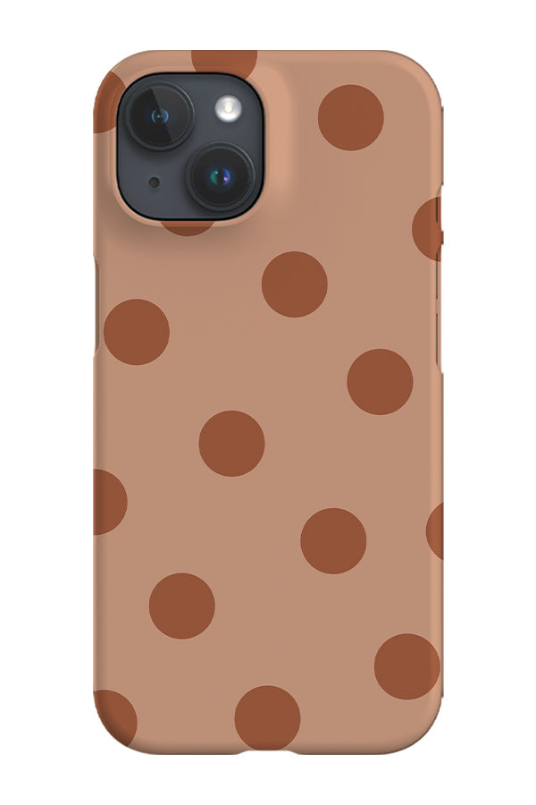 Bold Dots Phone Case (Clay Terracotta)