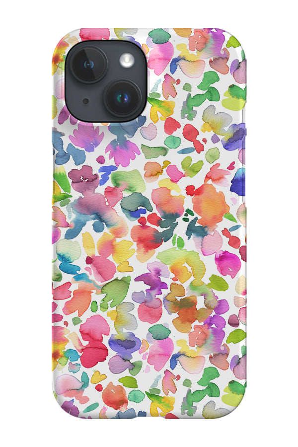 Colourful Abstract Brushstrokes Floral By Ninola Design Phone Case (Multicolour)