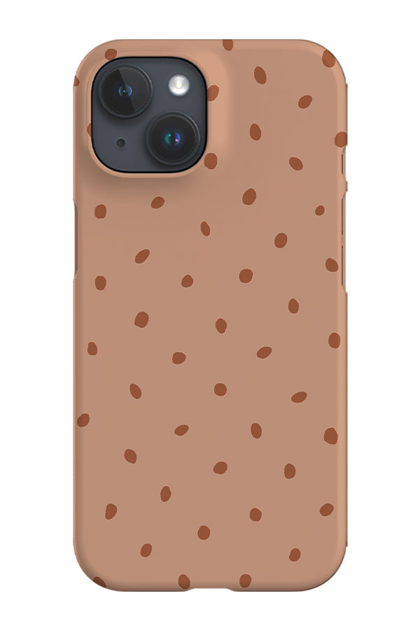 Drift Dots Phone Case (Clay Terracotta)