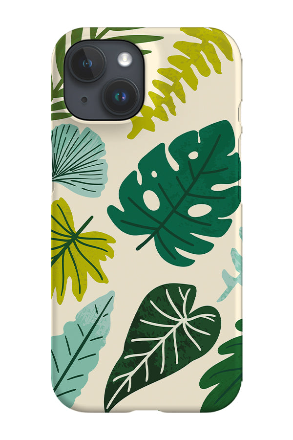 Exotic Leaves By Maria Galybina Phone Case (Green)