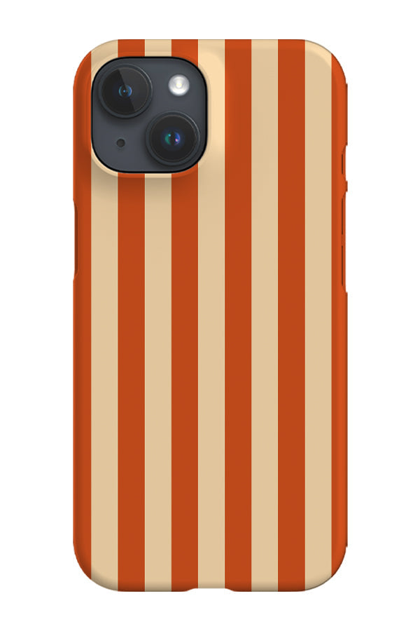 Still Line Stripe Phone Case (Burnt Orange)