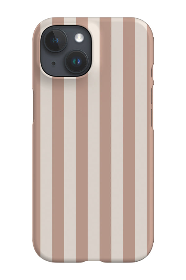 Still Line Stripe Phone Case (Pale Terracotta)
