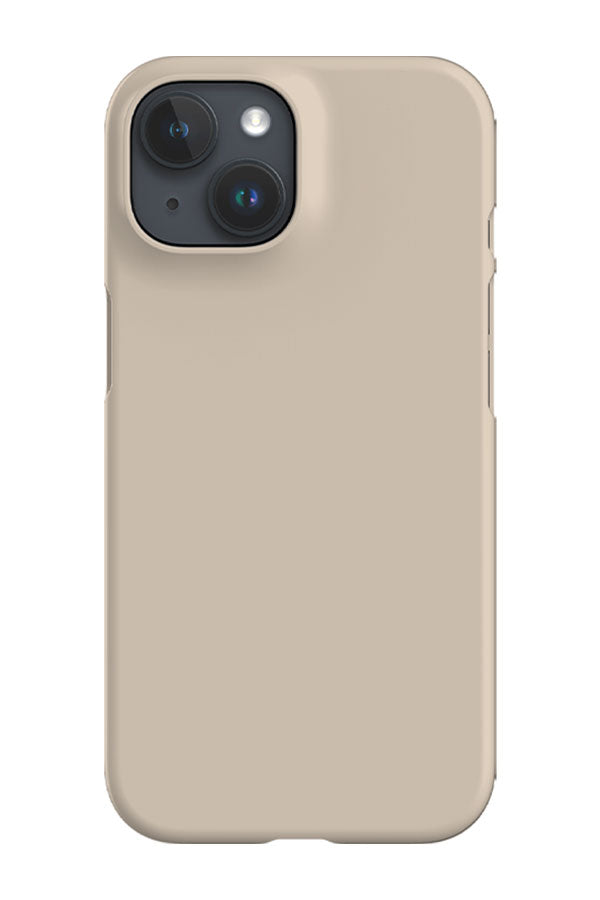 Still Tone Block Colour Phone Case (Pale Oat)