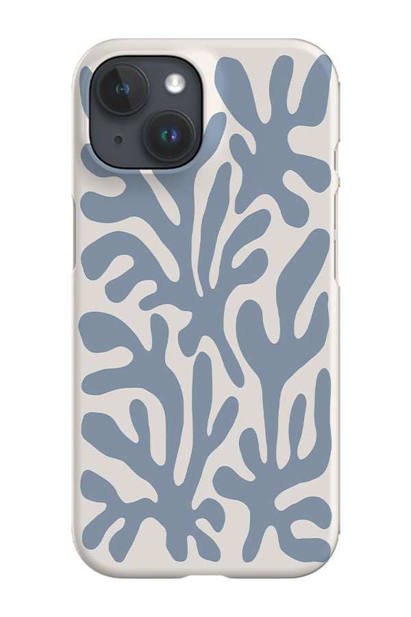Matisse Coral Reef Phone Case (Ivory Dusty Blue)