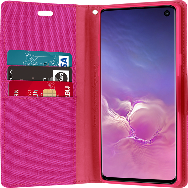 Goospery Canvas Diary For Galaxy A21S - Green