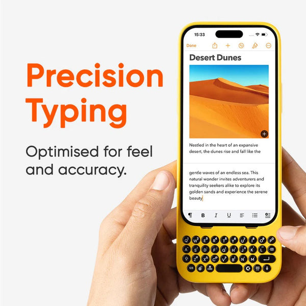 Clicks Keyboard For iPhone 16 Pro - Onyx