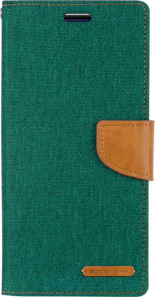 Goospery Canvas Diary For Galaxy A21S - Green