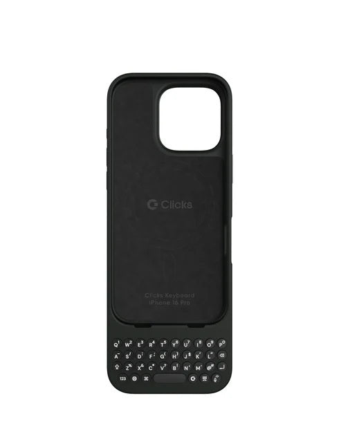 Clicks Keyboard For iPhone 16 Pro - Onyx