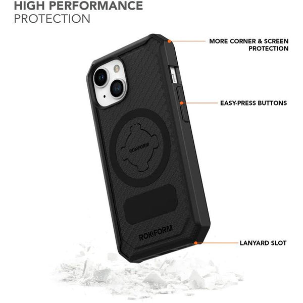 Rokform Rugged Case for iPhone 15 (Black)