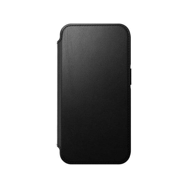 NOMAD Modern Leather Folio Phone Case for iPhone 14 Pro (Black)