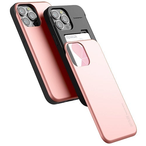 Sky Slide Bumper Case for iPhone 13 Pro - Rose Gold