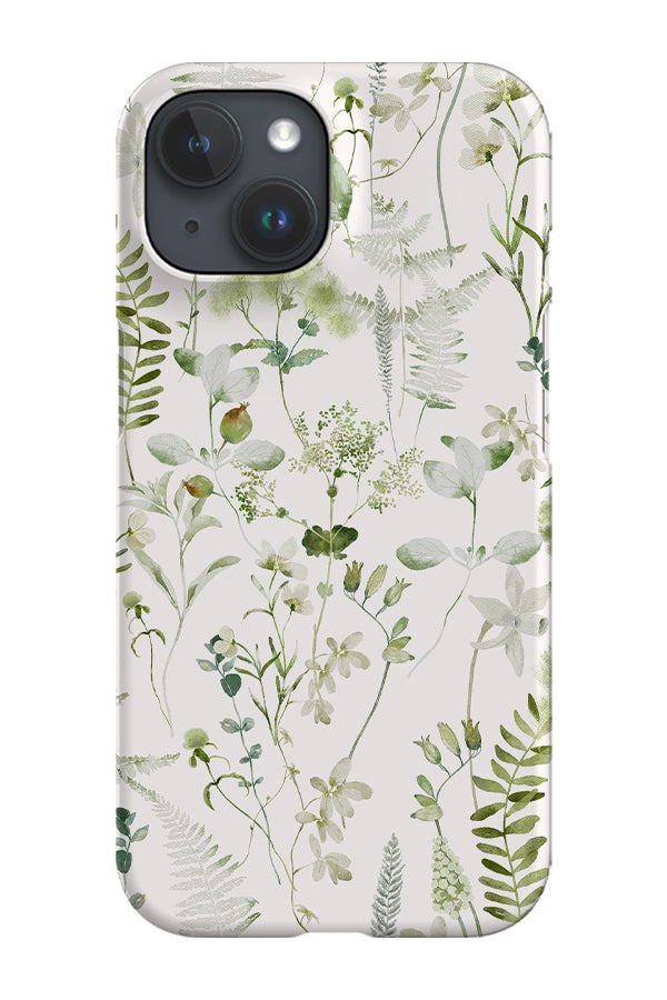 Midsummer Garden Herbs By Uta Naumann Phone Case (White)