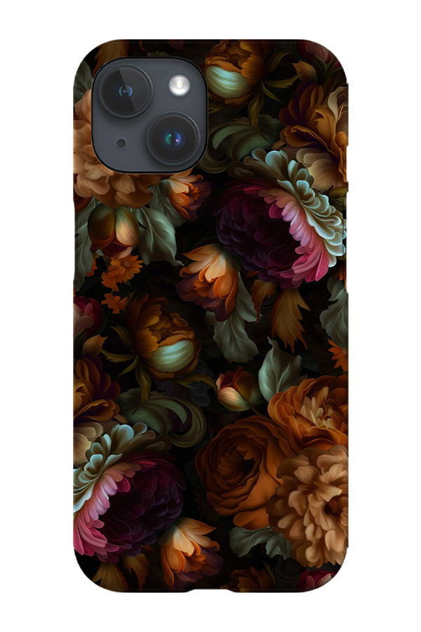 Vintage Baroque Flowers By Uta Naumann Phone Case (Dark)