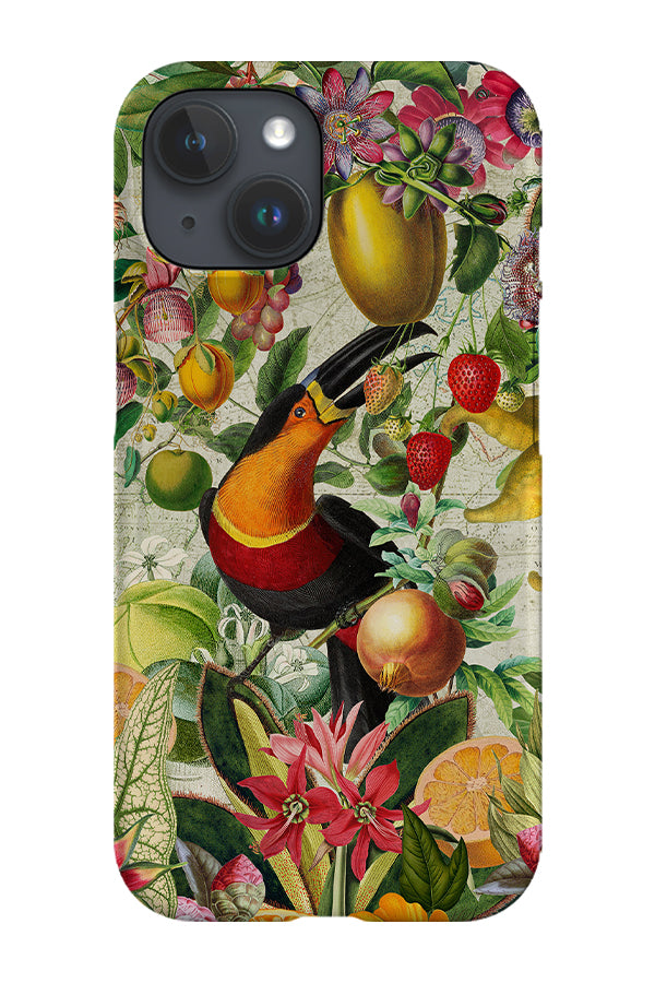 Tropical Vintage Toucan By Uta Naumann Phone Case (Green)