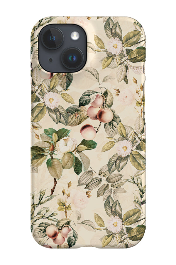 Vintage Magnolia Flowers By Uta Naumann Phone Case (Cream)