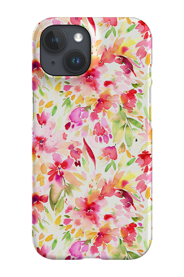 Artistic Tropical Floral By Ninola Design Phone Case (Lime)