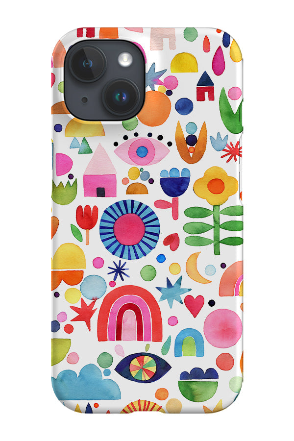 Colourful Wonderful Cute Life By Ninola Design Phone Case (Multicolour)