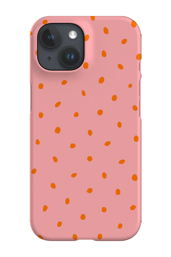 Drift Dots Phone Case (Orange Pink)