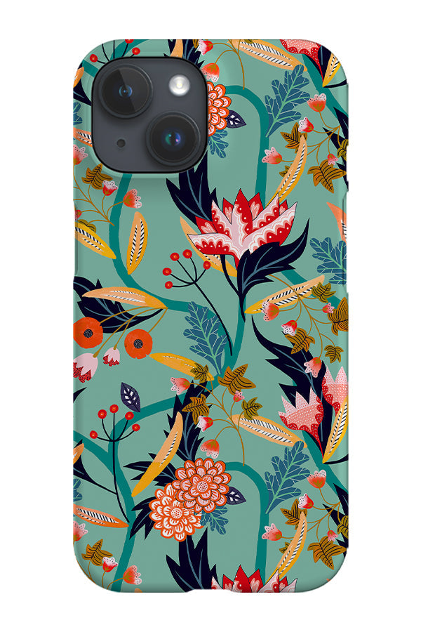 Eastern Delight by Rachel Parker Phone Case (Mint Green)