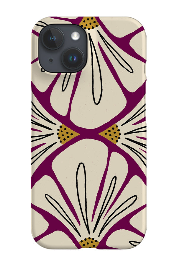 Lilian By Amy MacCready Phone Case (Maroon)