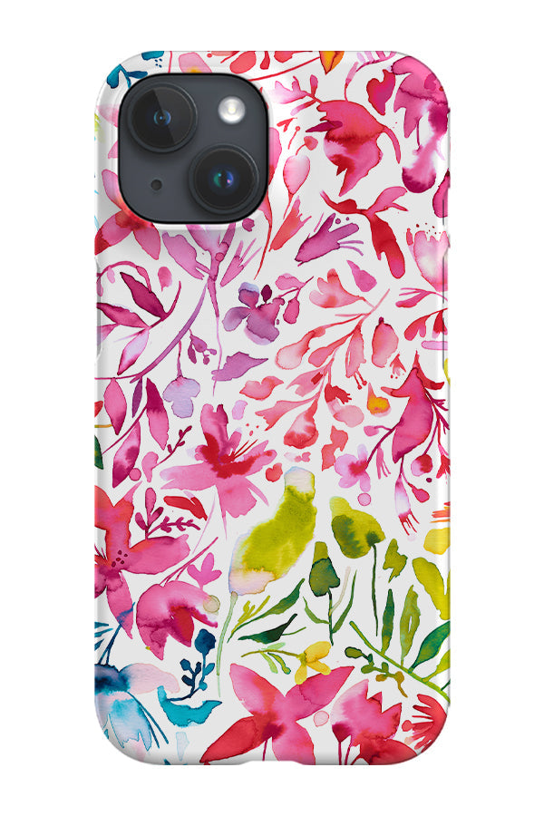 Magic Watercolour Colourful Plants By Ninola Design Phone Case (Rainbow)