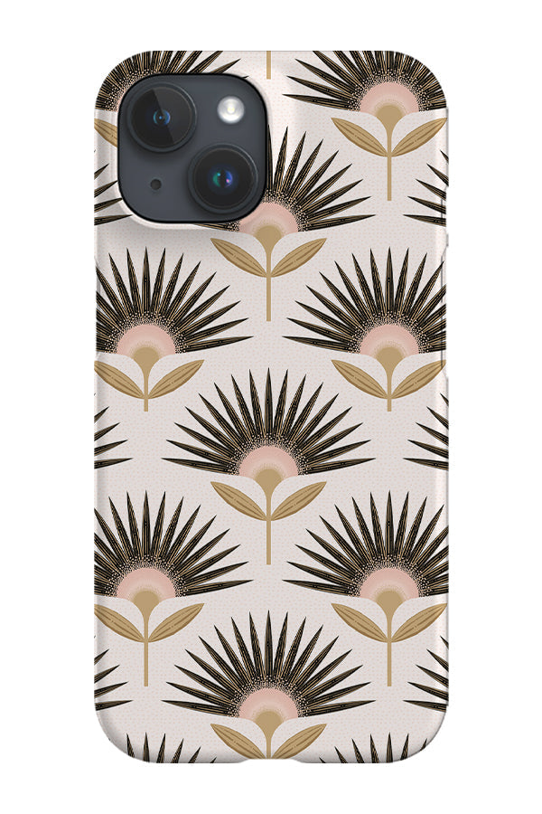 Neutral Geometric by Garabateo Phone Case (Beige)