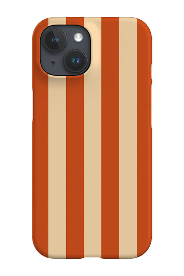 Quiet Line Stripe Phone Case (Burnt Orange)