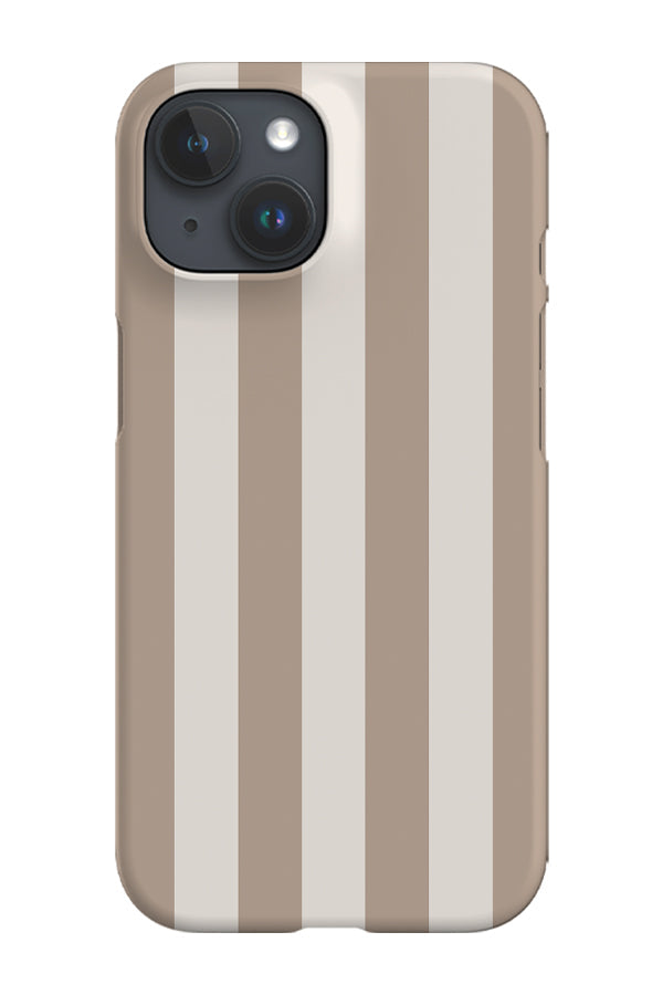 Quiet Line Stripe Phone Case (Clay Taupe)