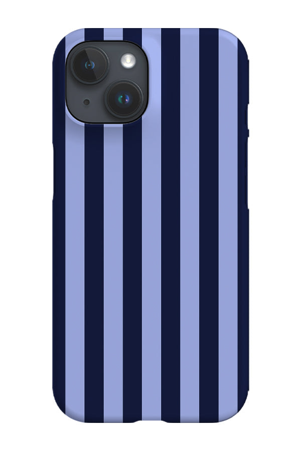 Still Line Stripe Phone Case (Tonal Blue)