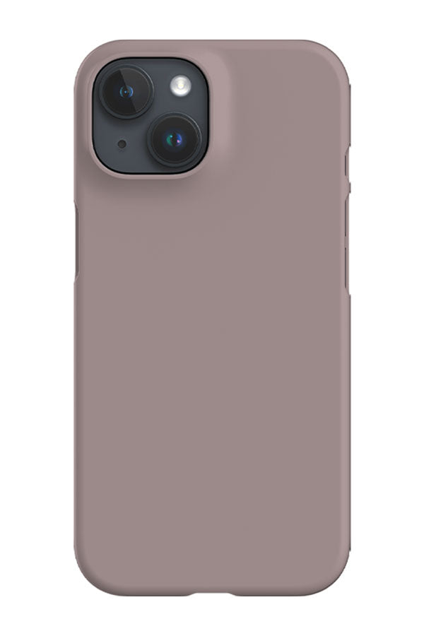 Still Tone Block Colour Phone Case (Dusty Mauve)