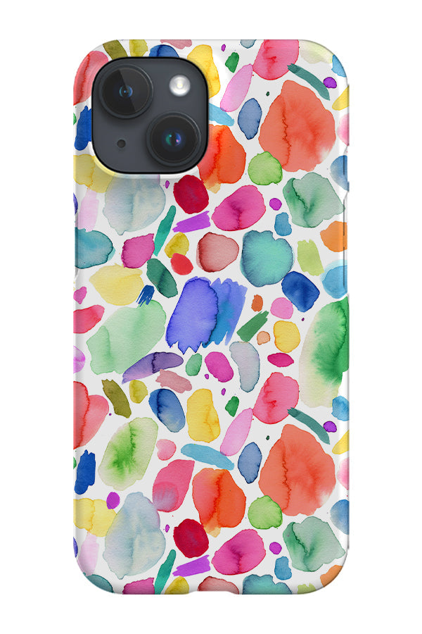 Watercolour Abstract Shapes By Ninola Design Phone Case (Colourful)