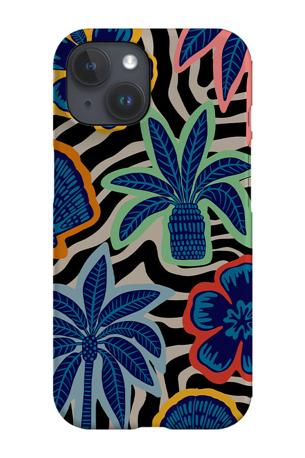 Collage Palm Scatter Phone Case (Multicolour)