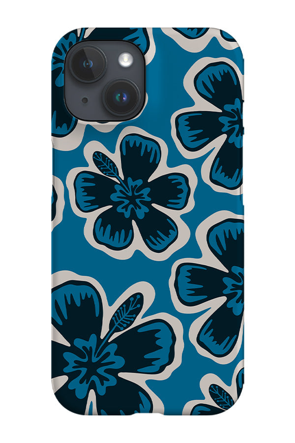 Hibiscus Flower Phone Case (Blue)
