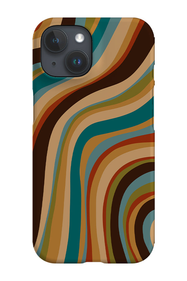 Large Wave Phone Case (Rainbow)