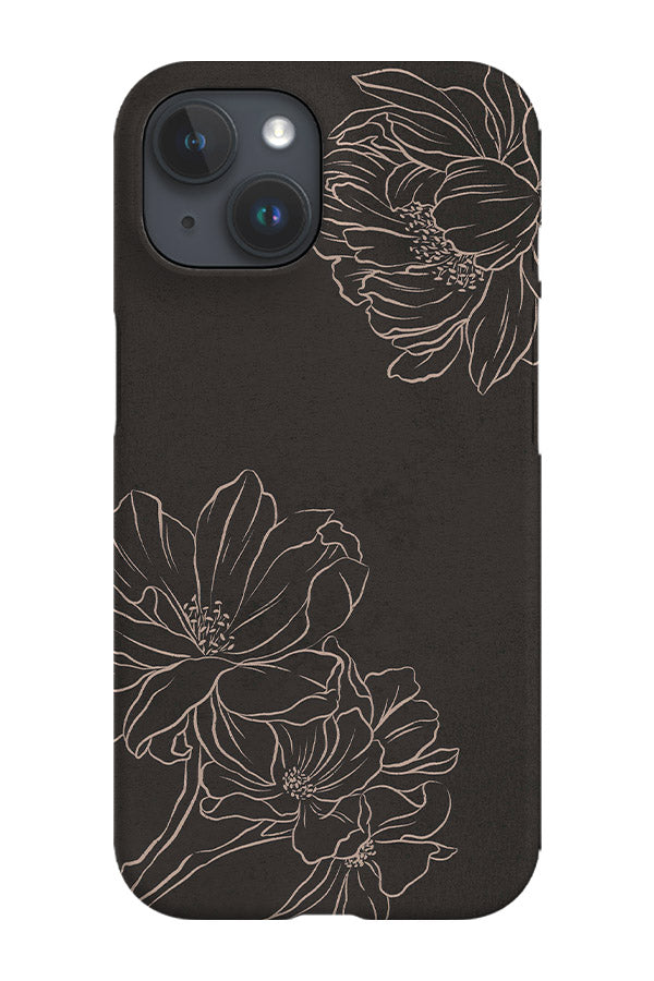 Classic Botanical Peonies Phone Case (Ash)