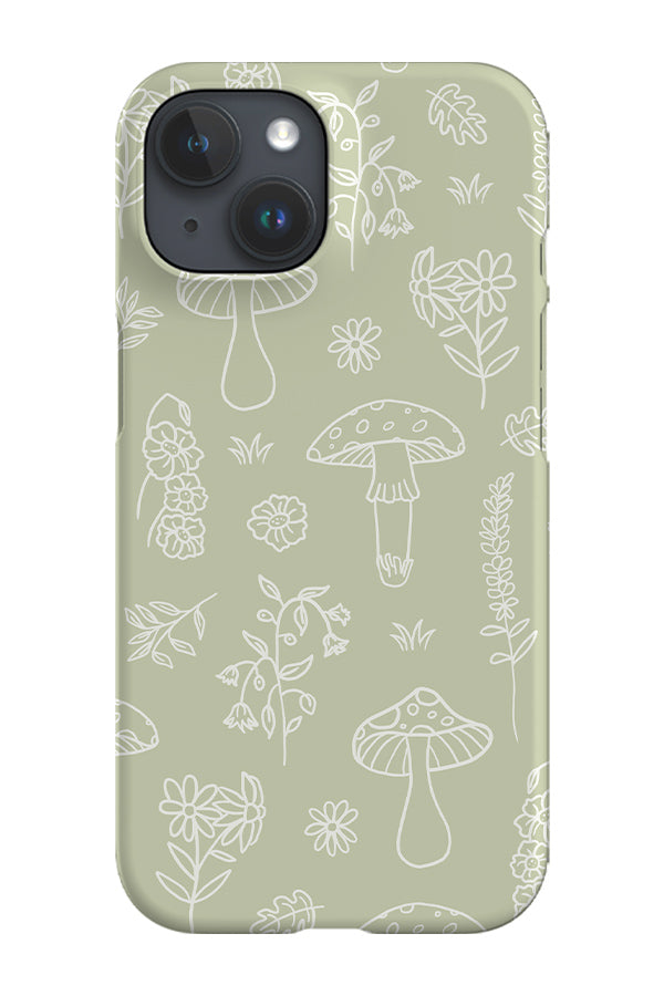 Cottagecore Botanical Phone Case (Sage Green)