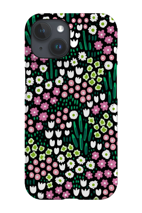 Hope Ditsy Floral by Rachel Parker Phone Case (Black)