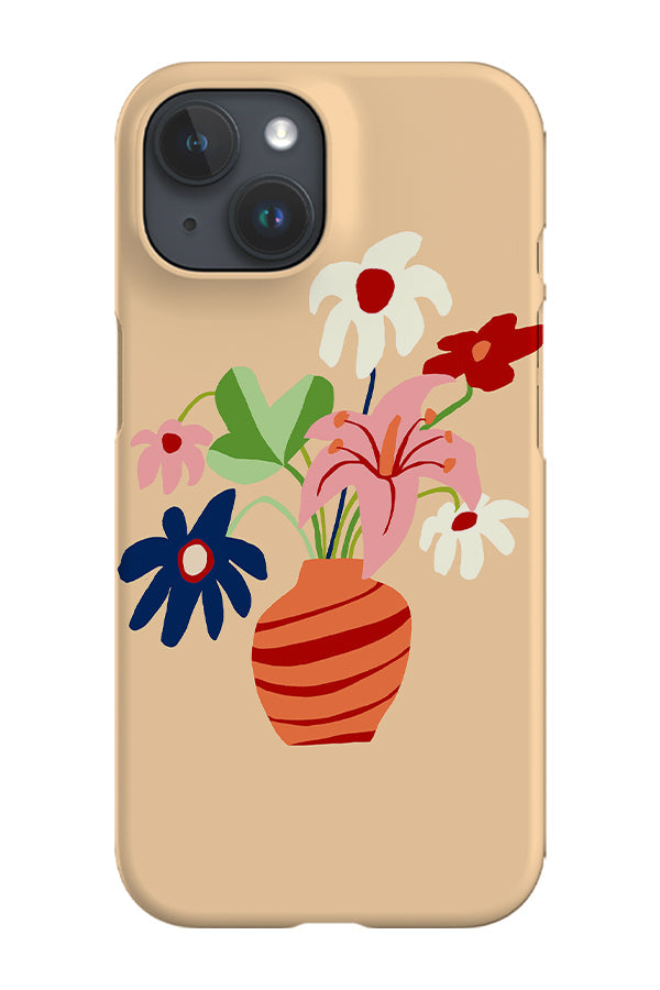Flower Vase Placement Phone Case (Peach)