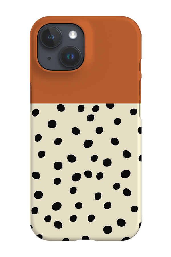 Geo Dots Phone Case (Burnt Orange)