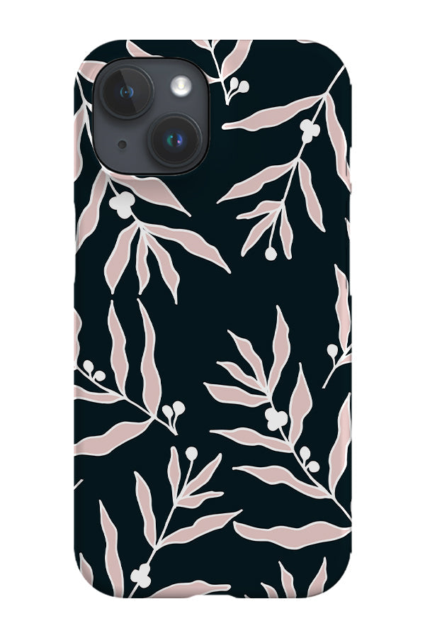 Harvest Line Art Phone Case (Dark Green)