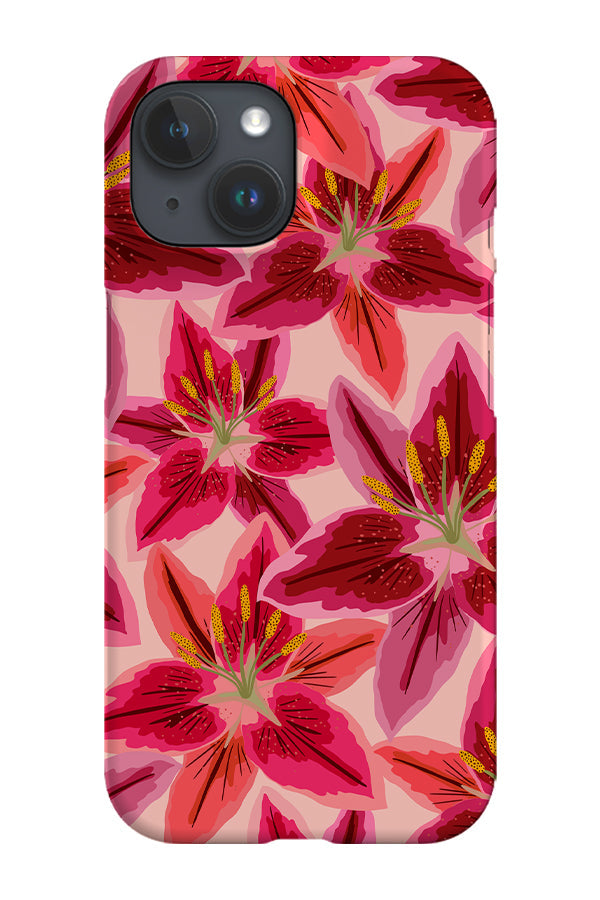 Lily Scatter Phone Case (Pink)
