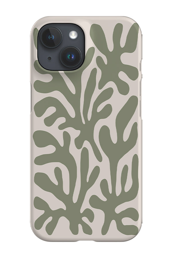 Matisse Coral Reef Phone Case (Linen Moss Green)