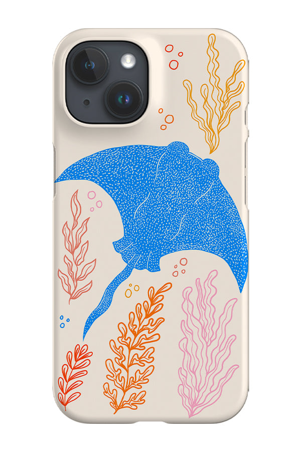 Manta Ray Phone Case (Bright)