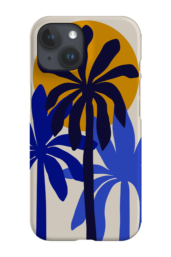 Palm Trees & Sunset Phone Case (Off White)