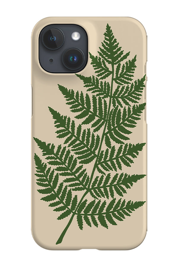 Placement Fern Bold Phone Case (Green)