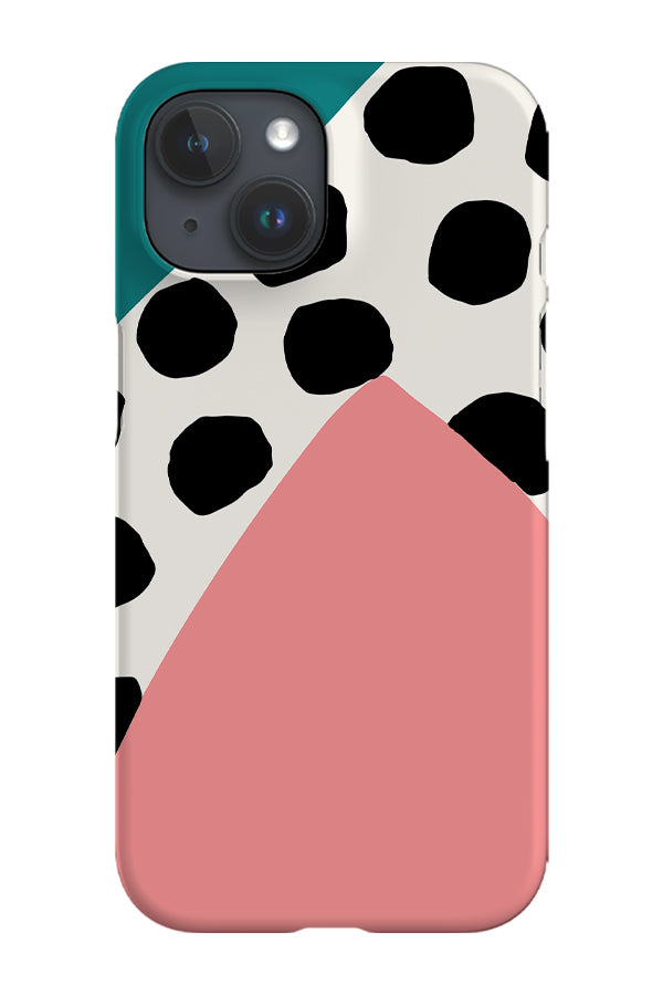 Shapes Big Dot Phone Case (Pink)
