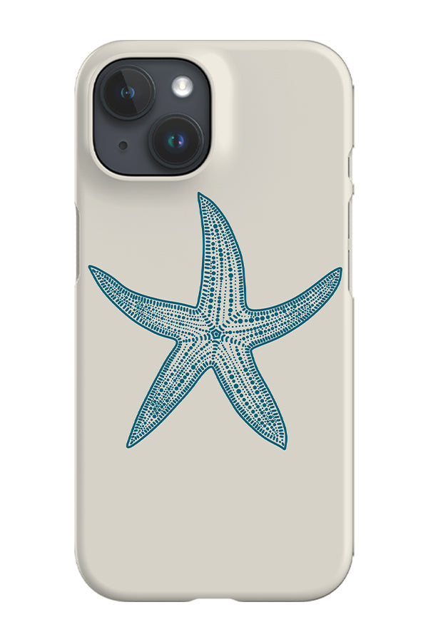 Starfish Phone Case (Beige Blue)