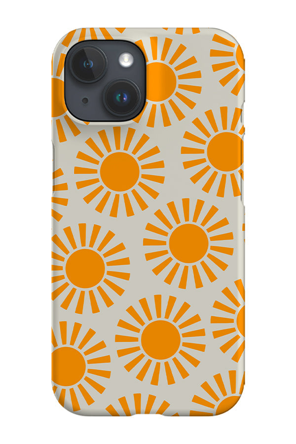 Sun Scatter Phone Case (Off White Yellow)